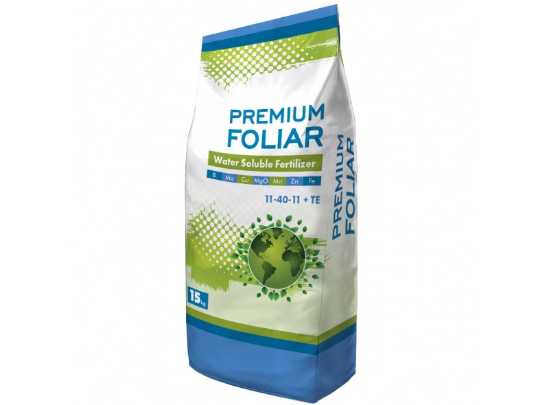 Удобрение Premium Foliar (Премиум Фолиар) 11-40-11+TE, 15кг, комплексное водорастворимое удобрение